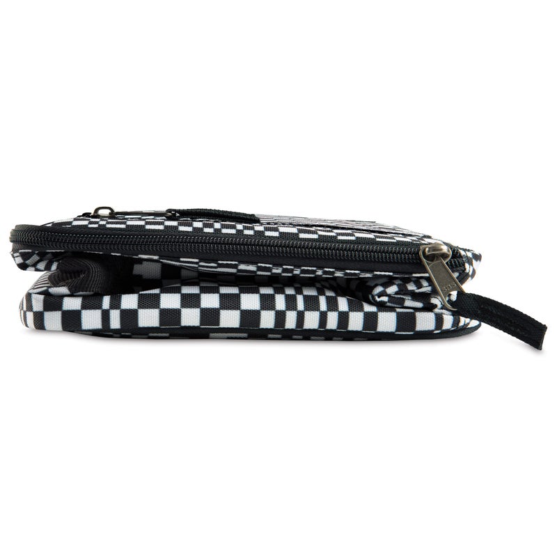 PackIt Freezable Classic Lunch Box, Checked Out, Built with EcoFreeze Technology, Collapsible, Reusable, Zip Closure With Zip Front Pocket and Buckle Handle, Perfect for School Lunches - Image 3