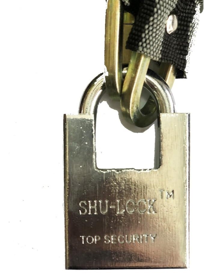 Bike Chain Lock 3 Keys Scratch Protector 120cm - Image 4