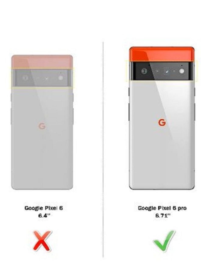 IAF Soft TPU Back Cover Shockproof Silicone Bumper Anti-Fingerprints Full-Body Protective Case Cover for Google Pixel 6 Pro (Black) - Image 2