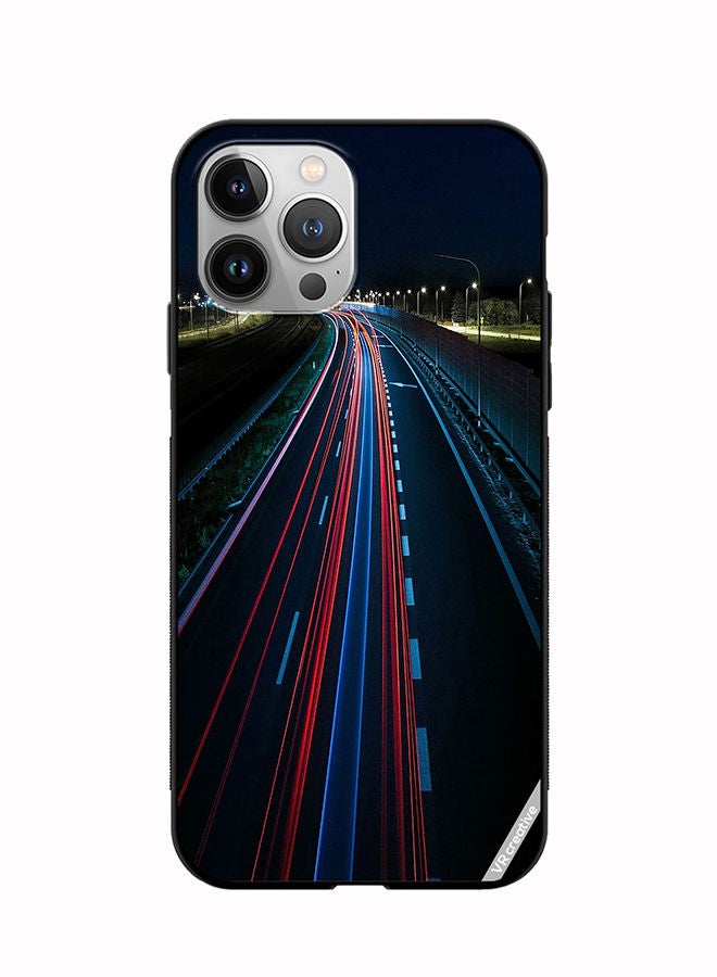 VR CREATIVE Protective Case Cover For Apple iPhone 11 Pro Road Design Multicolour - Image 1