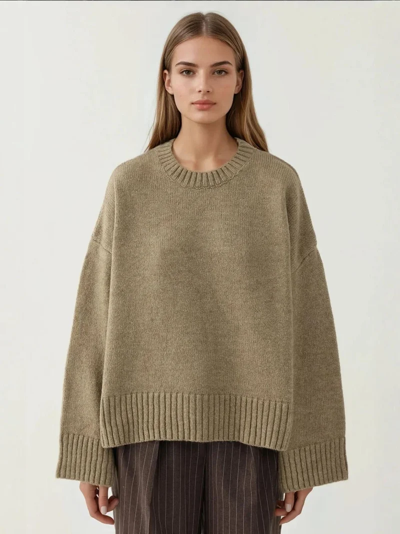 HICCUP Thick Crew Neck Extra Soft Touch Sweater