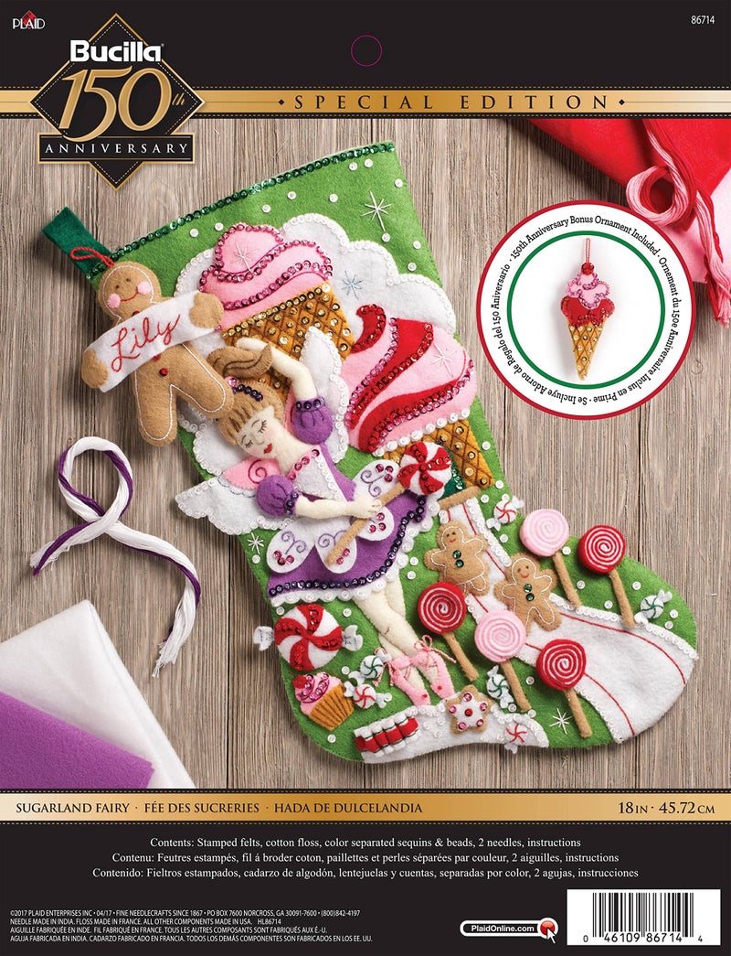 Bucilla Bucilla Sugarland Fairy Stocking Kit 