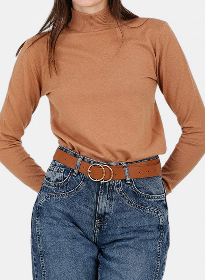 Carina Slim Fit High Neck Pullover - Image 1