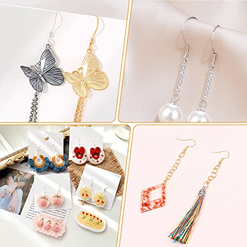 Modacraft Hypoallergenic Earring Making Kit, modacraft 2000Pcs Earring Making Supplies Kit with Hypoallergenic Hooks, Earring Findings, Backs, Pins Jump Rings for Jewelry Making Supplies - Image 2