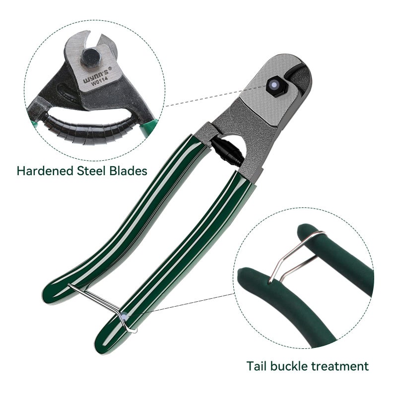 TGODRVC 1/8 كابل من الفولاذ المقاوم للصدأ مع قطع 7 × 7 خيوط بناء T316 من الفولاذ المقاوم للصدأ لسياج الشرفة وأضواء سلسلة سلك معلق 300 قدم - Image 3