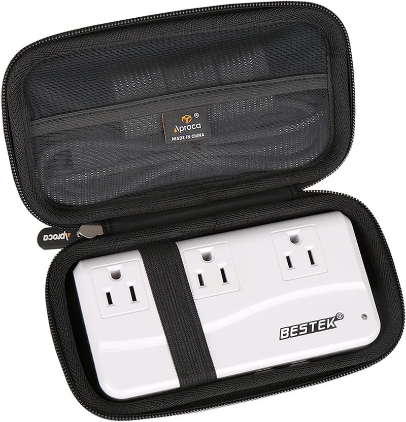 Aproca Hard Storage Travel Case for BESTEK Universal Travel Adapter 220V to 110V Voltage Converter (Black) - Image 1