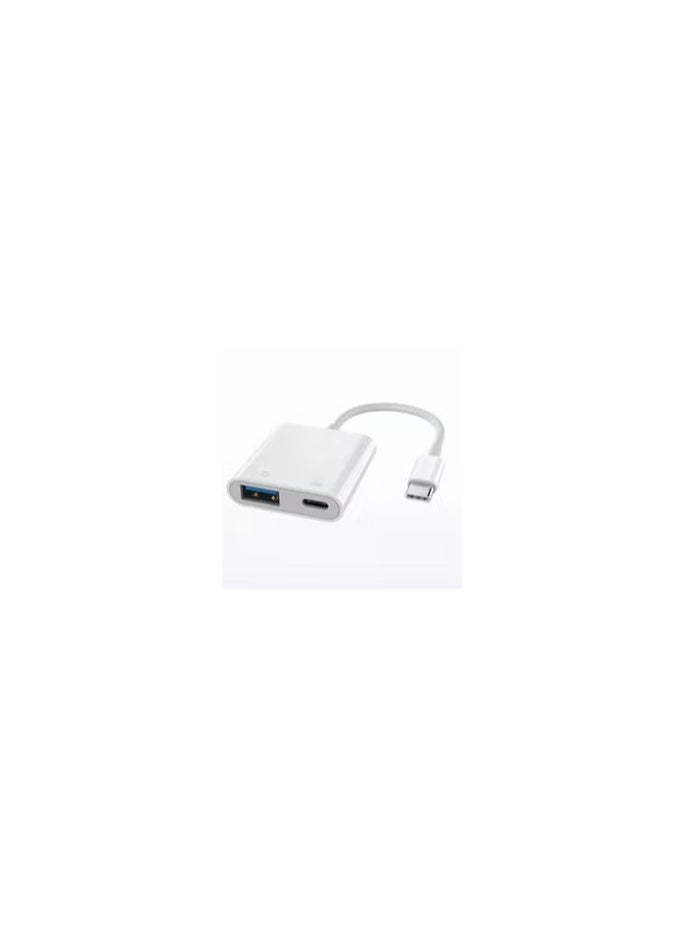 CATANES - (For Apple iPhone 15 Pro) USB-C Camera Adapter Plug and Play 3.0 OTG Adapter with Charging Port Support Card Reader, USB Flash Drive, Keyboard and Mouse - Image 1
