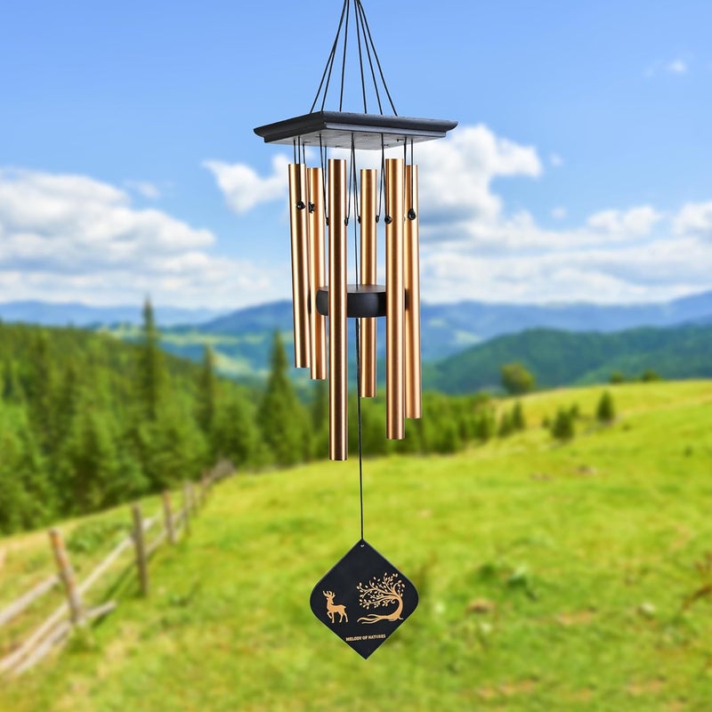 ZAICUS Wind Chime for Home Decoration 21 Inch | Metal Musical Hanging Chimes for Balcony, Patio, Outdoor & Indoor Decor | Gift for Positivity & Harmony - Image 1