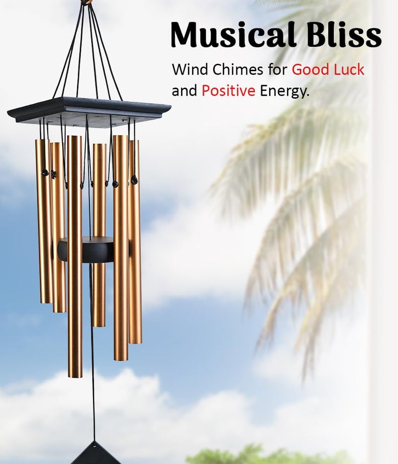 ZAICUS Wind Chime for Home Decoration 21 Inch | Metal Musical Hanging Chimes for Balcony, Patio, Outdoor & Indoor Decor | Gift for Positivity & Harmony - Image 2