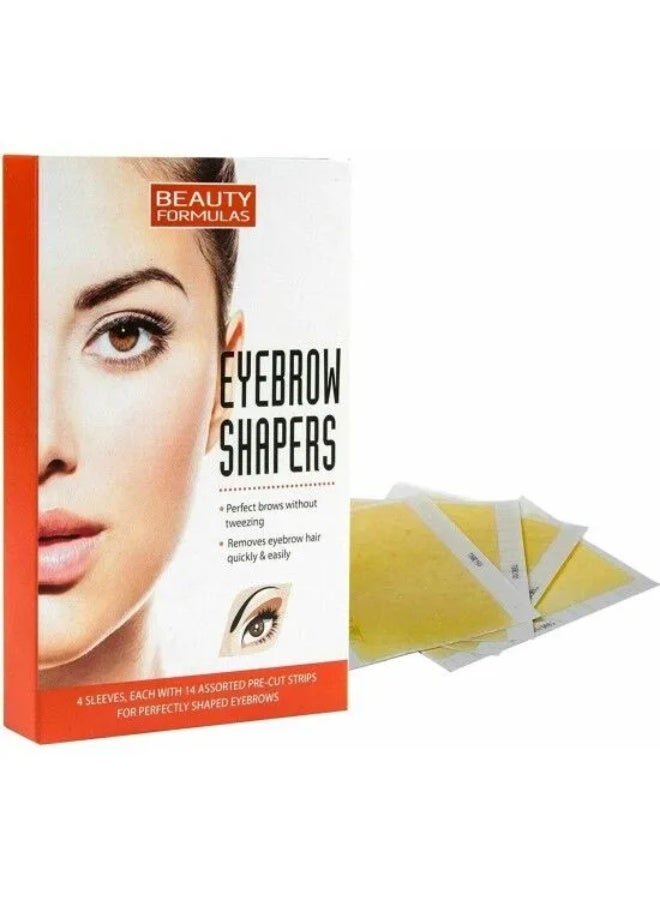 مُشكِّل الحواجب - ٥٦ شريطًا مُقطَّعًا مسبقًا للحصول على حواجب مثالية الشكل