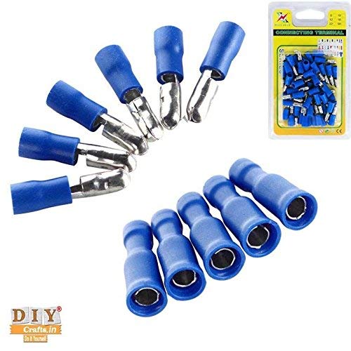 DIY Crafts Diy Crafts 6277 MaleFemale Insulated Bullet Connector Terminals 1614awg Wire Multicolor 50 Piece  - Image 2