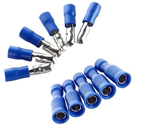 DIY Crafts Diy Crafts 6277 MaleFemale Insulated Bullet Connector Terminals 1614awg Wire Multicolor 50 Piece  - Image 5