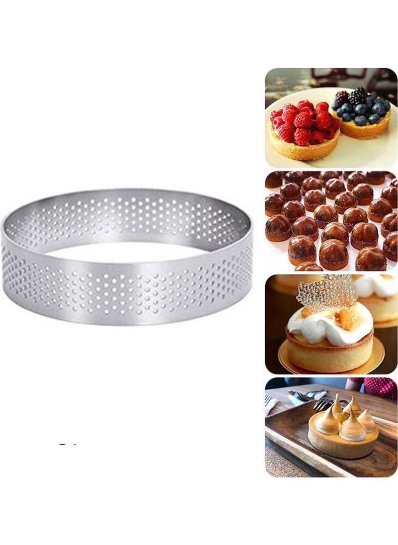 Nar Kalıp Pomegranate Mold Nar Mold Round Hole Tart Mold 6 Pieces Diameter 8 cm  - Image 3