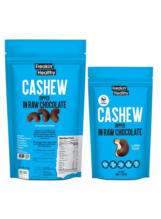 Freakin Healthy Cashew Dipped In Raw Chocolate 100g - Image 2