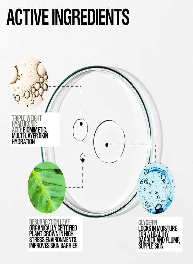 Grown Alchemist Instant Smoothing Serum. Triple Weight Hyaluronic Acid Moisturizing Face Serum, 25 mL - Image 2