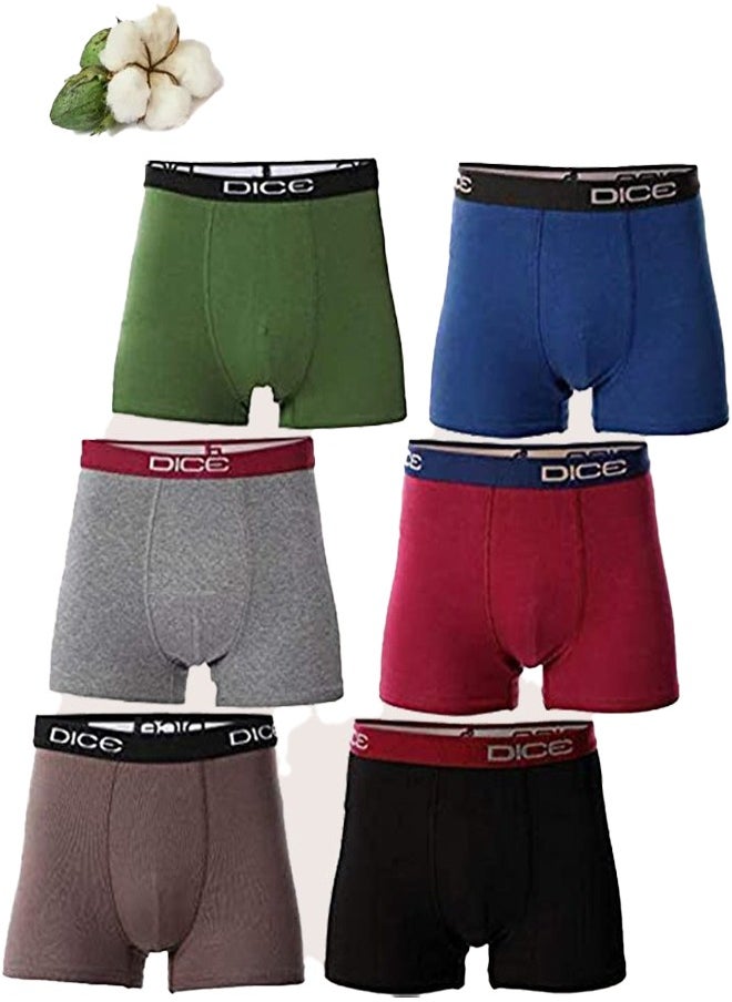 DICE - Bundle OF Six Men Boxers - Image 1
