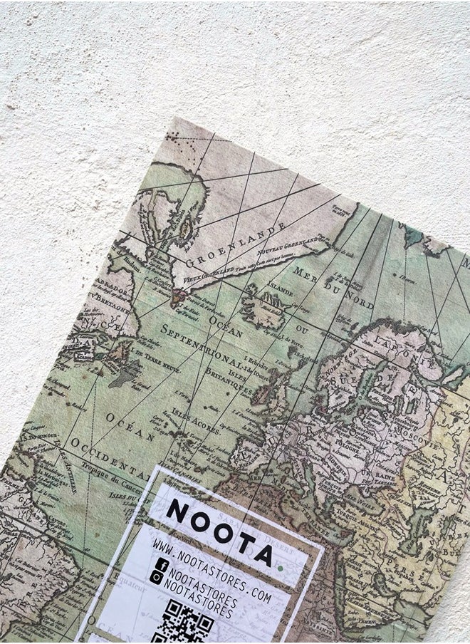 Noota NOOTA TRAVELLERS A5 HARDCOVER NOTEBOOK 100 LINED PAGES  - Image 4