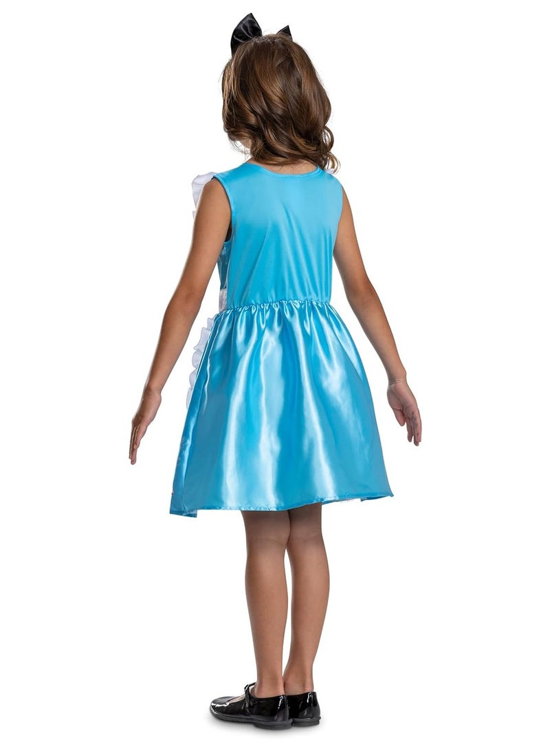 Party Centre Alice in Wonderland Classic Costume with Dress and Headband, Storybook Costume - Image 2