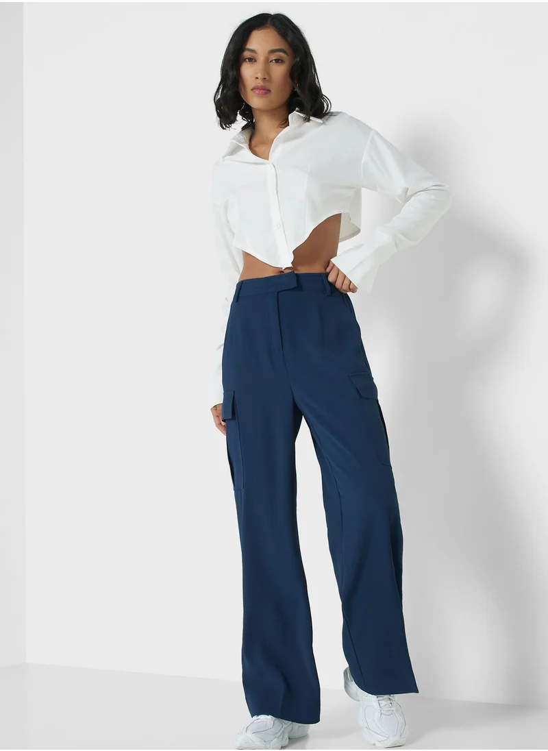 Ted Baker High Waist Wide Leg Pants