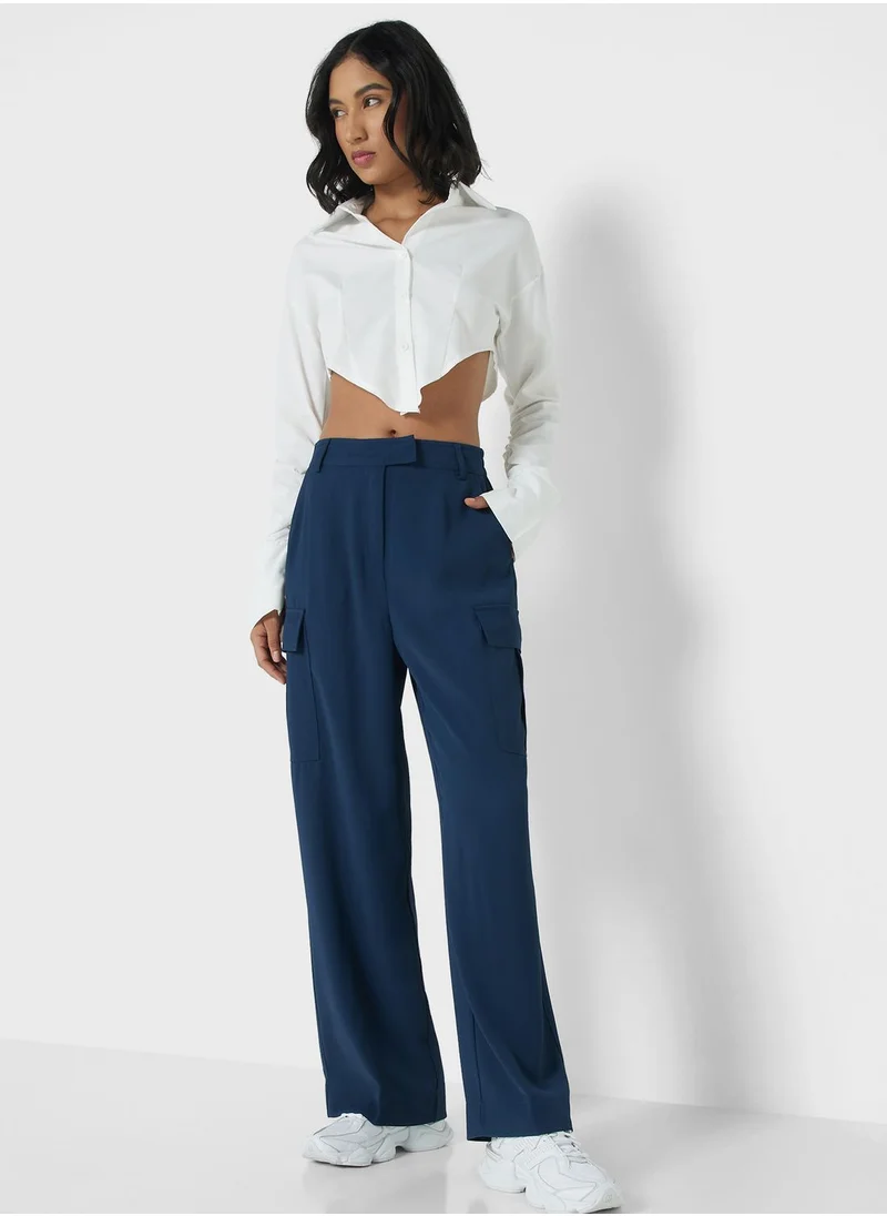 Ted Baker High Waist Wide Leg Pants