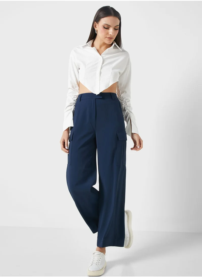 Ted Baker High Waist Wide Leg Pants