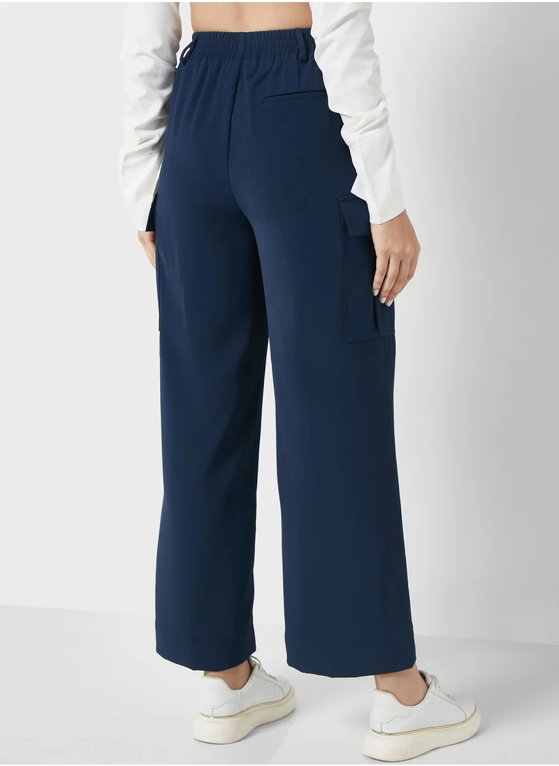 Ted Baker High Waist Wide Leg Pants