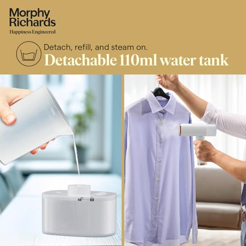 Morphy Richards Steam Elite | 1200-Watt Handheld Garment Steamer | White - Image 4