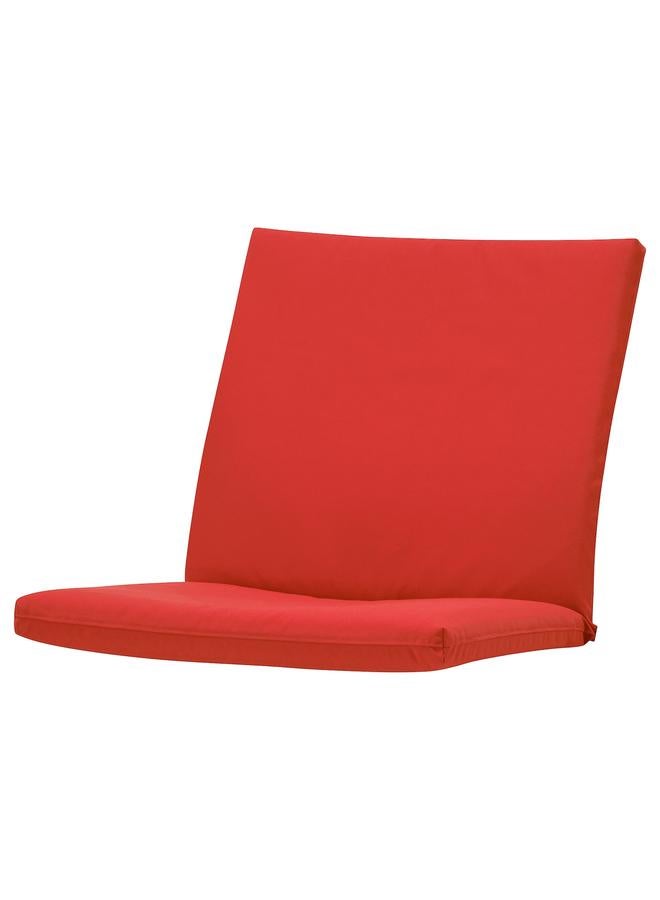 Zaboon Armchair Cushion With Low Back, Vissle Red - Image 1