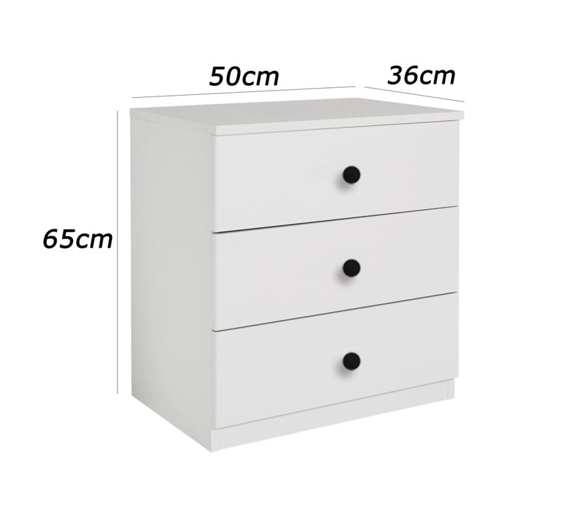 فرنتشر ستور كومود مودرن ام دي اف - ارتفاع 65 سم - عرض 50 سم - عمق 36 سم ، من فرنتشر ستور. - Image 2