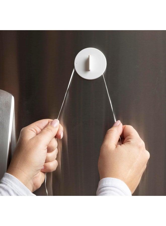 Qdos Safety Adhesive Fridge/Freezer Lock | White | Easy One Handed Operation - Patented ZeroPinch Design - Unique Modern Design Refrigerator Lock - Baby Proofing Doesn't Have to be Ugly - Image 5