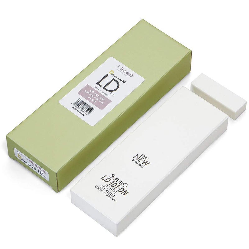 Suehiro DEBADO LD101DN Firmly thick 114 Nonsoaking whetstone Sharpening stone Medium grit 1000 SplashandGo