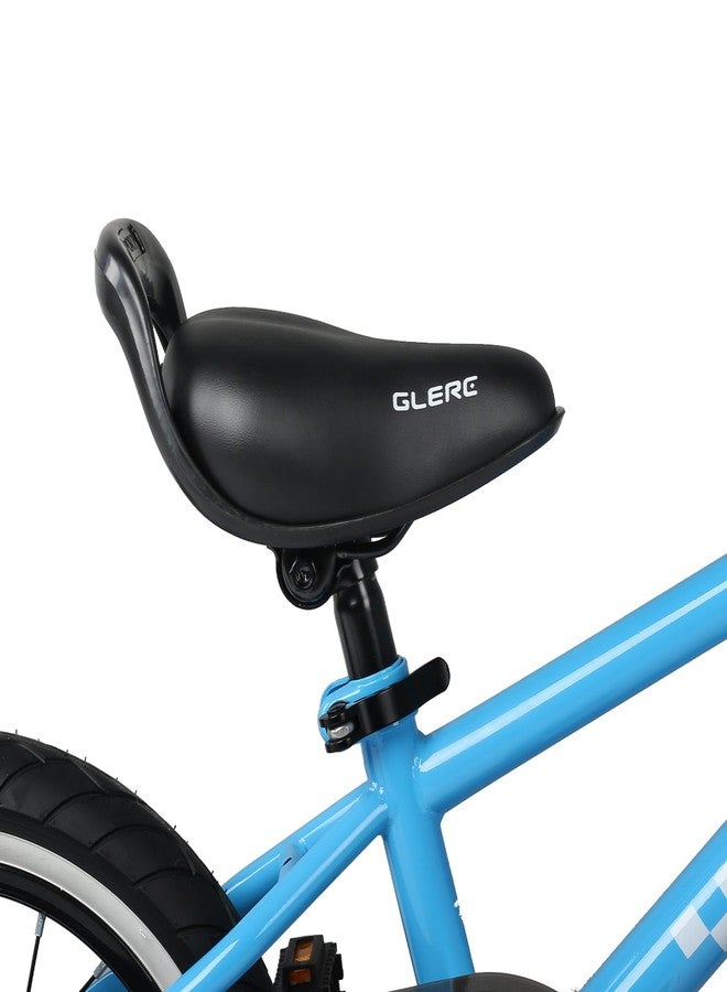 Glerc سرج دراجة أطفال من Glerc مع ملحقات مقبض للوالدين، مناسب لدراجات الأطفال من الجنسين مقاس 12 و14 و16 و18 و20 بوصة، للدراجات الهوائية المخصصة للطرق والمدن وBMX والدراجات الجبلية، لون أسود - Image 3