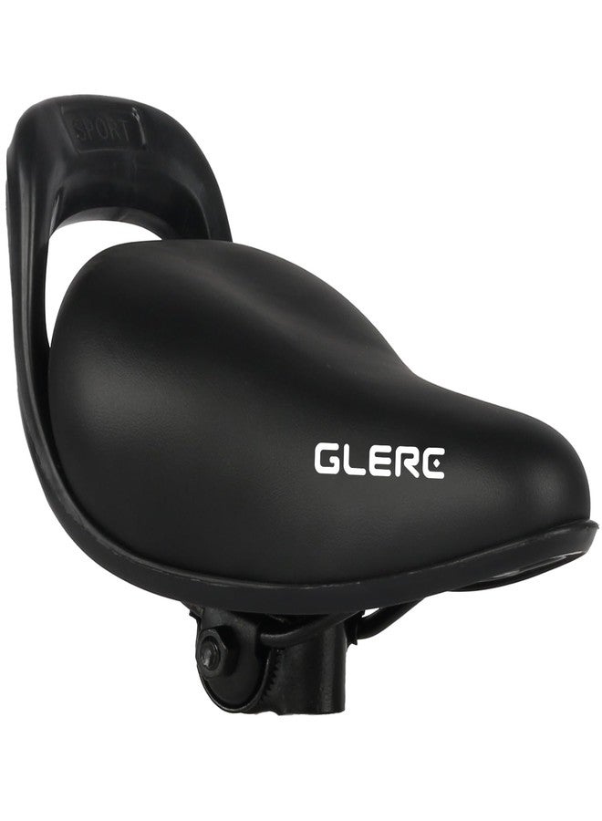 Glerc سرج دراجة أطفال من Glerc مع ملحقات مقبض للوالدين، مناسب لدراجات الأطفال من الجنسين مقاس 12 و14 و16 و18 و20 بوصة، للدراجات الهوائية المخصصة للطرق والمدن وBMX والدراجات الجبلية، لون أسود - Image 1
