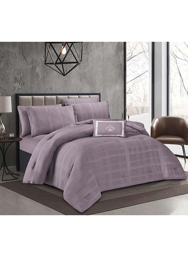 Hours Comforter set  with an elegant pattern, 7 pieces, king size, two person  - Image 2
