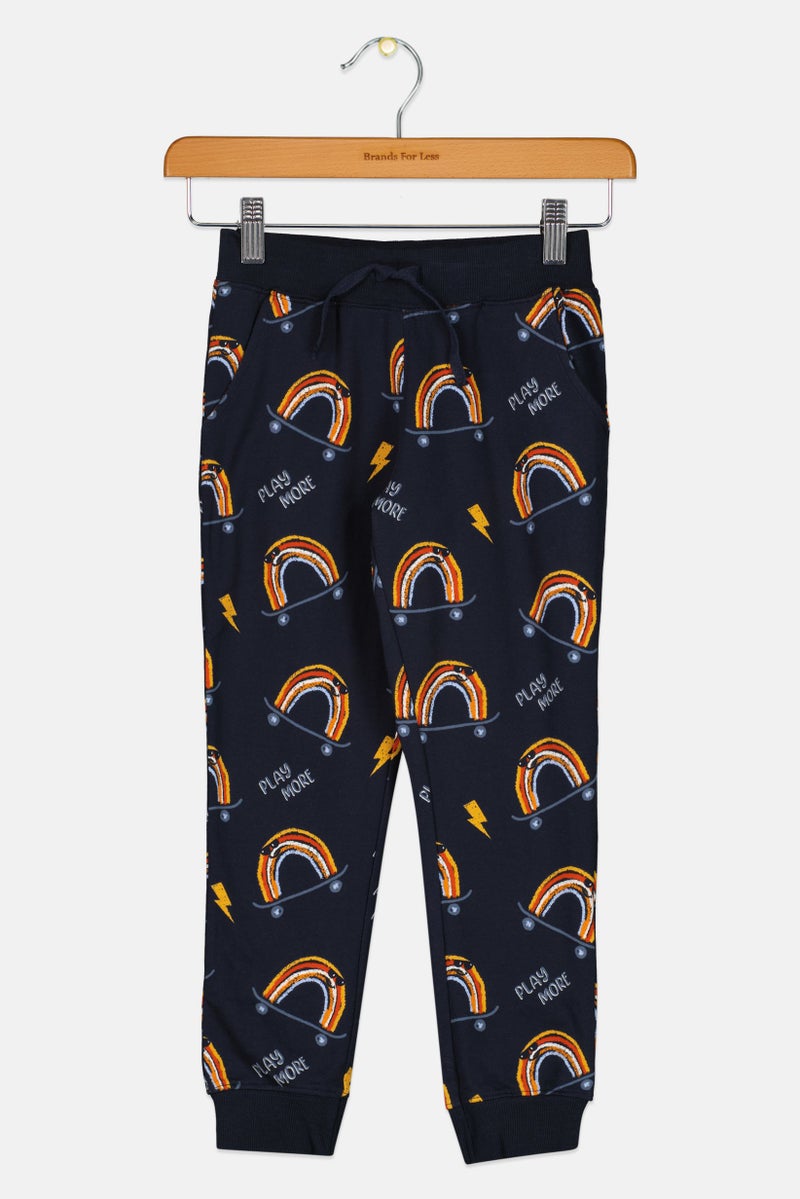 NAME IT سروال جوجر مطبوع للأطفال الأولاد، متعدد الألوان - Image 2