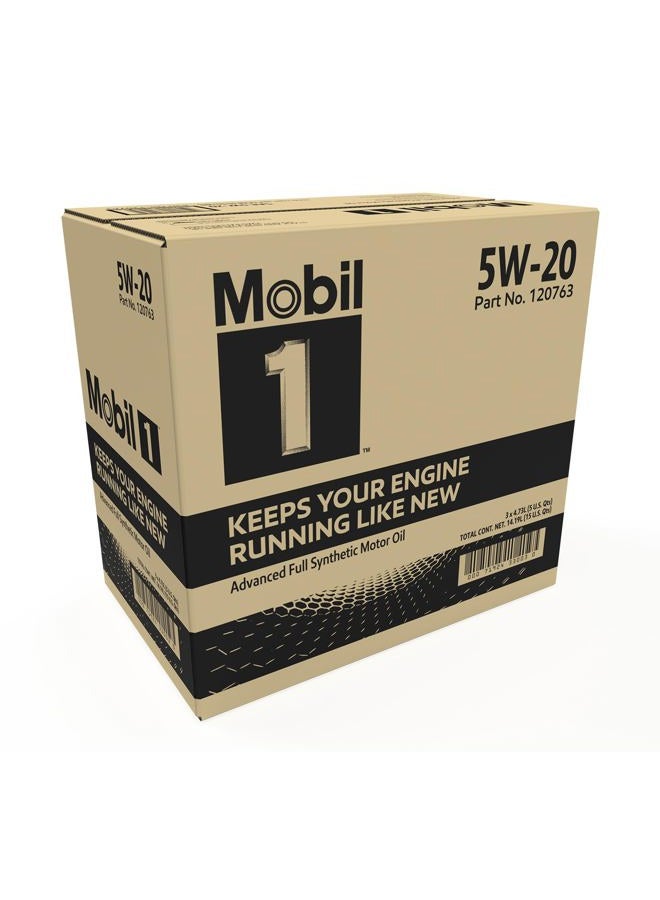 Mobil زيت محرك صناعي متقدم بالكامل 5W-20، 5 كوارت - Image 2