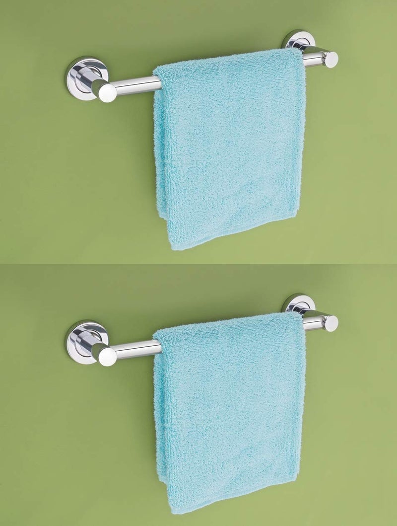 FORTUNE Stainless Steel (Concealed) Towel Bar | Bathroom Towel Rod Holder | Wall Mounted Hand Towel Rail for Kitchen and Washroom | Bathroom Accessories Pack of - (2, 24 INCH) - Image 4
