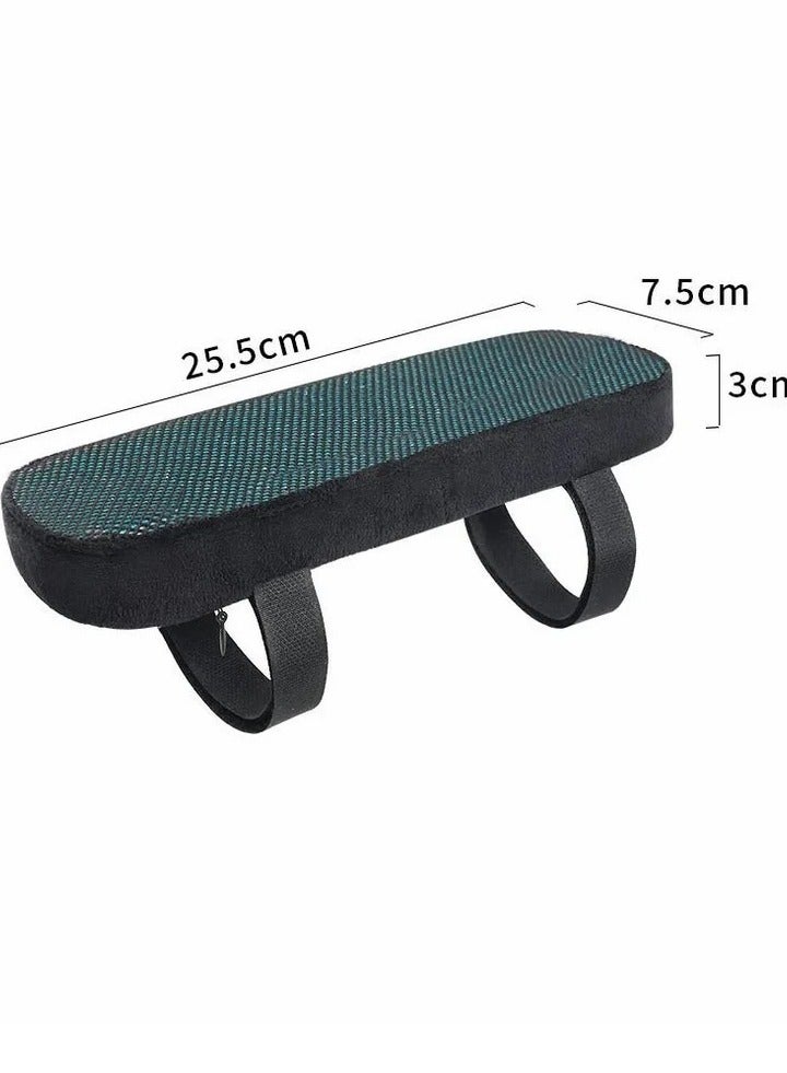 Memory Foam Armrest Pads, Office Chair armrest Pads with Cooling Gel, Wheelchair armrest Covers, Gaming Chair Arm Cushions Pads, Computer Chair Arm Covers, Desk Chair Elbow Pillow (2 Pack) - Image 5