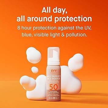Evy TechnologyDaily Defense Sunscreen Mousse SPF50 75ml - Image 2