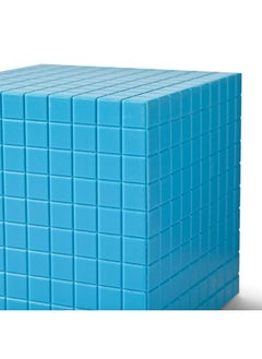 hand2mind hand2mind Blue Plastic Base Ten Blocks Cube, Place Value Blocks, Counting Cubes for Kids Math, Base Ten Blocks Classroom Set, Math Blocks Kindergarten, Base 10 Math Manipulatives (Set of 1)  - Image 5