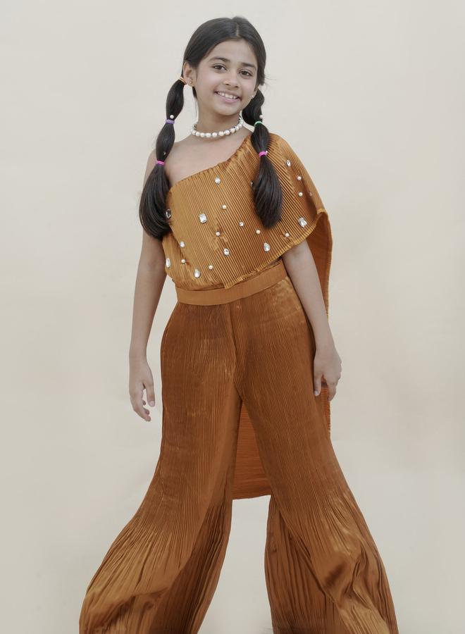 مايثيلي جمبسوت واسع الساق بكتف واحد مزين من مايثيلي - Image 1