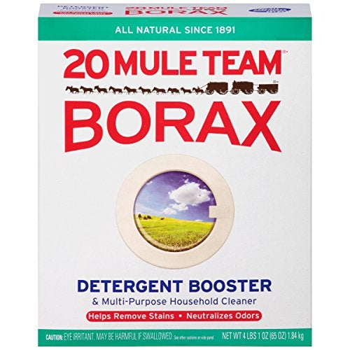 20 Mule Team Borax 20 Mule Team Laundry Booster, Powder, 4 Pounds - Image 1