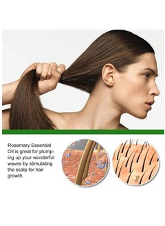 EELHOE 2 Pcs Rosemary Essential Oil for Hair Growth Pure Organic Rosemary Oil for Dry Damaged Hair Scalp Oil Premium Quality Oil Hair Loss  Treatment Oil Hair Growth Serum for Men and Women (30mlx2)  - Image 2