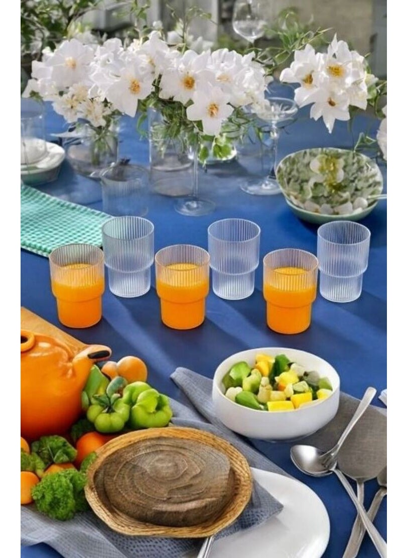 Senza - Set of 6 Mica Origami Cups - (Not Glass) - Image 1