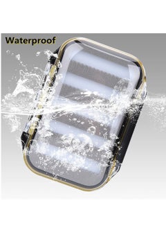 Excefore Fishing Tackle Boxes, Double Side Plastic Fly Fishing Baits Box, Foam Padded Lures Holder Case, Transparent Lid Fly Fishing Lures Box, Waterproof Seal, Fishing Accessories  - Image 5