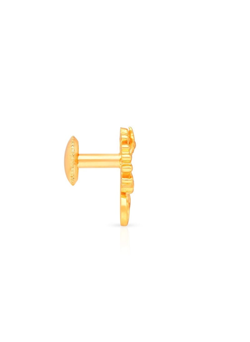 Malabar Gold and Diamonds - 22 Karat 916 Purity Yellow Gold Earring EG1173664Y For Women - Image 1