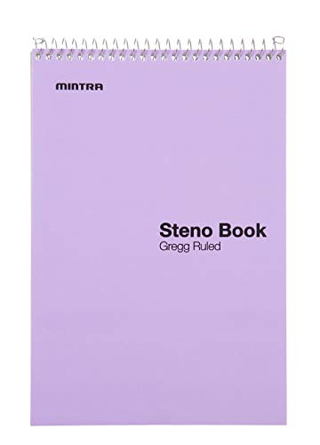 Mintra Office Steno Books (Pastel Colors 4pk - Green Tint Paper, Gregg Ruled) - Image 3