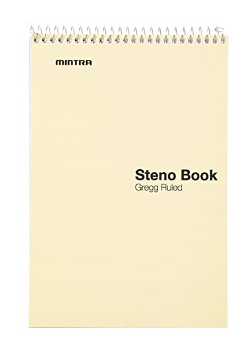 Mintra Office Steno Books (Pastel Colors 4pk - Green Tint Paper, Gregg Ruled) - Image 4