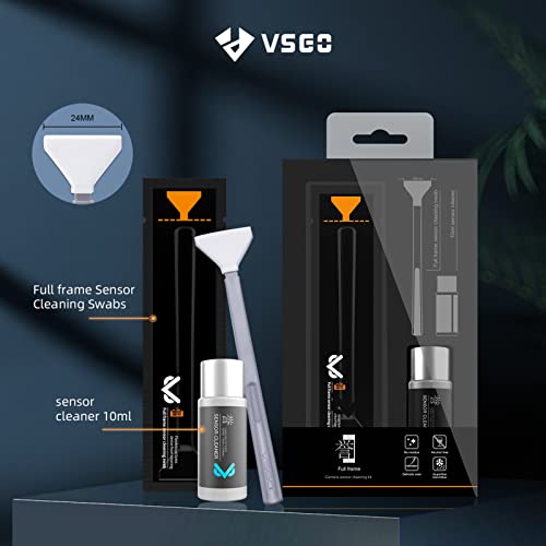 VSGO Digital Camera Cleaning Swab Sensor Cleaning Swabs with 10ml Sensor Cleaning Solution Dry CCD CMOS Clean Swab with Sensor Cleaner for Nikon Sony Canon DSLR Camera Clean (VS-S03-12) - Image 2
