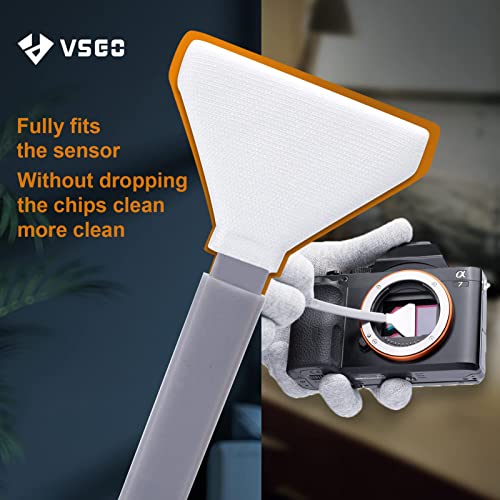 VSGO Digital Camera Cleaning Swab Sensor Cleaning Swabs with 10ml Sensor Cleaning Solution Dry CCD CMOS Clean Swab with Sensor Cleaner for Nikon Sony Canon DSLR Camera Clean (VS-S03-12) - Image 3